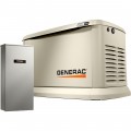 Generac Home Standby Generator - 24 kW (LP)/21 kW (NG), 200 Amp Transfer Switch, Aluminum Enclosure, Model# 7210