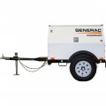 Generac Towable Mobile Diesel Generator - 9 kW/8.1 kW, Single Phase, Electric Start, Model# 6782