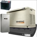 Generac Guardian® 14kW Aluminum Standby Generator System (200A Service Disconnect + AC Shedding) w/ Wi-Fi + QwikHurricane® Pad + Battery