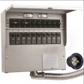 Reliance Controls Pro/Tran 2 - 30-Amp (120/240V 10-Circuit) Indoor Transfer Switch w/ Wattmeters & Inlet