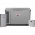 Briggs & Stratton Home Standby Generator - 20 kW (LP)/18 kW (NG), 200 Amp Transfer Switch, Aluminum Enclosure, Model# 040637