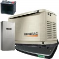 Generac Guardian® 10kW Aluminum Standby Generator System (100A ATS w/ 16-Circuit Load Center) w/ Wi-Fi + QwikPad + Battery