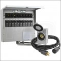 Reliance Controls ProTran 2 - 30-Amp Power Transfer Switch Kit for Portable Generators w/ 10' Cord (10 Circuit)