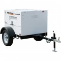 Generac Towable Mobile Diesel Generator - 20 kW/19 kW, Single Phase, Electric Start, Model# 6028