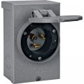 Reliance Raintight Generator Power Inlet Box - 50 Amp, Model# PB50