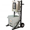 CEP Portable 2-Wheel Power Distribution Cart for Generators — 480 Volts, 100 Amps, 3-Phase, 30 kVA Transformer, Model# 6210PDC30-2