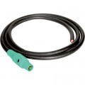 CEP Power Cord with Cam Lock — 200 Amps, 10Ft.L, Green, Model# 6121PG