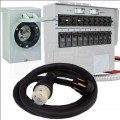 Reliance Controls 50-Amp (120/240V 10-Circuit) Power Transfer System w/ Interchangeable Breakers