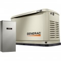 Generac Guardian Series Air-Cooled Home Standby Generator - 14 kW (LP)/14 kW (NG), 100 Amp Transfer Switch, Model# 7224