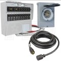 Reliance Controls 30-Amp (120/240V 10-Circuit) Power Transfer System w/ Interchangeable Breakers
