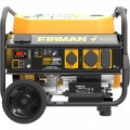 Firman Portable Generator - 4550 Surge Watts, 3650 Rated Watts, Electric/Remote Start, Model# P03603